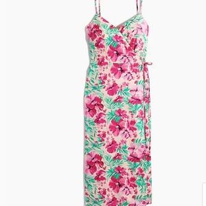 NWT J. Crew Factory floral wrap dress. Size 10